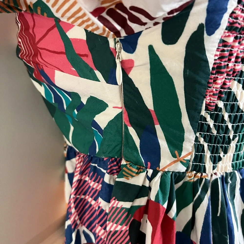 NWT Farm Rio Macaw Midi Dress Small - Picture 9 of 12